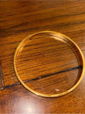 Kate Spade New York "Heart of Gold" Idiom Gold-Plated Bangle Bracelet